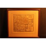 A Robert Morden map / print - Essex. Dimensions: