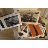 Printed items including Canaries exhibition prints, Ansell calendars and "A Photographic Heritage" -