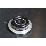 Dallmeyer wide angle Anastigmat f 2 3/8" f6.5 lens no. 616092