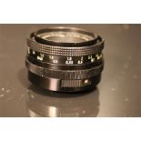 A Carl Zeiss Jena DDR TESSAR f2.8 / 50mm Lens No. 400080