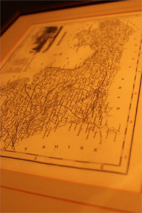 A Map / print of Berkshire - Published by Arch Fullarton & Glasgow. - Image 3 of 6