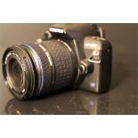 Olympus E-330 digital camera no. B89517624 fitted with olympus digital 14-42mm f3.5 - 5.6 ED Lens