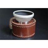 Zeiss Ikon push fit lens hood 1110 A28.5 in leather pouch