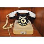 FRENCH CREAM ART DECO TELEPHONE