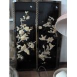 PAIR OF CHINESE SHELL PANELS