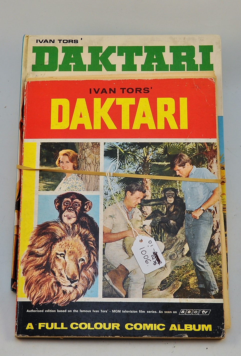 IVAN TORS' DAKTARI ANNUAL 1968 WORLD DISTRIBUTORS PUBLISHING AND IVAN TORS' DAKTARI A FULL COLOUR