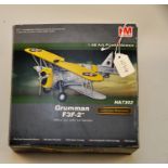 HOBBY MASTER 1:48 SCALE 'GRUMMAN F3F-2' U.S MARINES PLANE IN BOX GC.