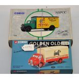 2 X CORGI MODEL VANS - BEDFORD S SPRATT'S IN BOX AND NSPCC BEDFORD O SERIES VAN IN BOX BOTH VGC.