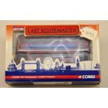 CORGI 1:50 SCALE AEC ROUTEMASTER - LONDON TRANSPORT LIMITED EDITION IN BOX VGC.