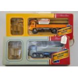 2 CORGI 1:50 SCALE MODELS 1 ALBION REIVER (LAD) DROPSIDE LORRY JACK RICHARDS & SONS LTD BOXED WITH