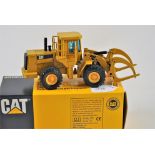 NZG MODEL 376 CATERPILLAR 966F LOG LOADER SCALE 1:50 VGC