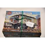 11 X AIRFX SERIES 2 H0/00 MODEL KITS (8 X MINERAL WAGONS ) ALL BOXED UNOPENED AND ( 3 X CATTLE