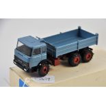 CONRAD MODEL 3240 MAGIRUS IVECO FLAT BED TIPPER TRUCK BLUE SCALE 1:50 GC