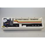 CONRAD MODEL 4220 IVECO TURBOSTAR TRUCK WITH TRAILER INTERNATIONALE TRANSPORTE GC