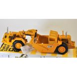 NZG MODEL 127 CAT 627 PUSH-PULL SCRAPER SCALE 1:50 VGC DAMAGED BOX