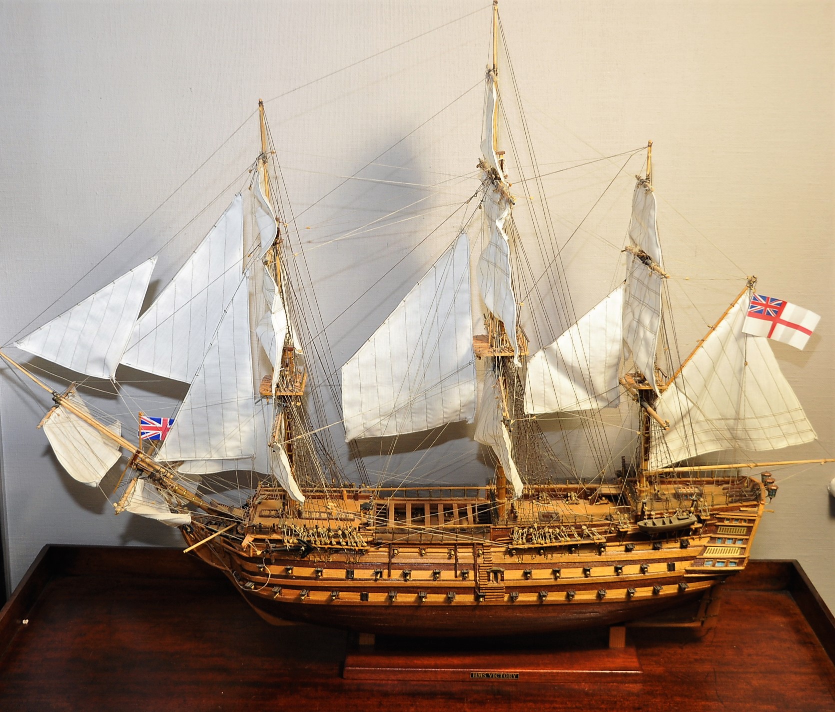 A HAND BUILT MODEL OF H.M. - Image 2 of 2