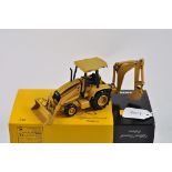 NZG MODEL 434 CAT 416C BACKHOE LOADER OFFICIAL LAUNCH EDITION SCALE 1:50 VGC