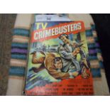 TV CRIMEBUSTERS ANNUAL 1962 SOME TEARING TO THE ANNUALS SPINE GENERAL AGEING DISCOLOURATION G.