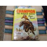 CHAMPION THE WONDER HORSE COMIC ANNUAL SOME LOOSE AND UNATTACHED PAGES PEN MARKS ON PAGE 93 F.