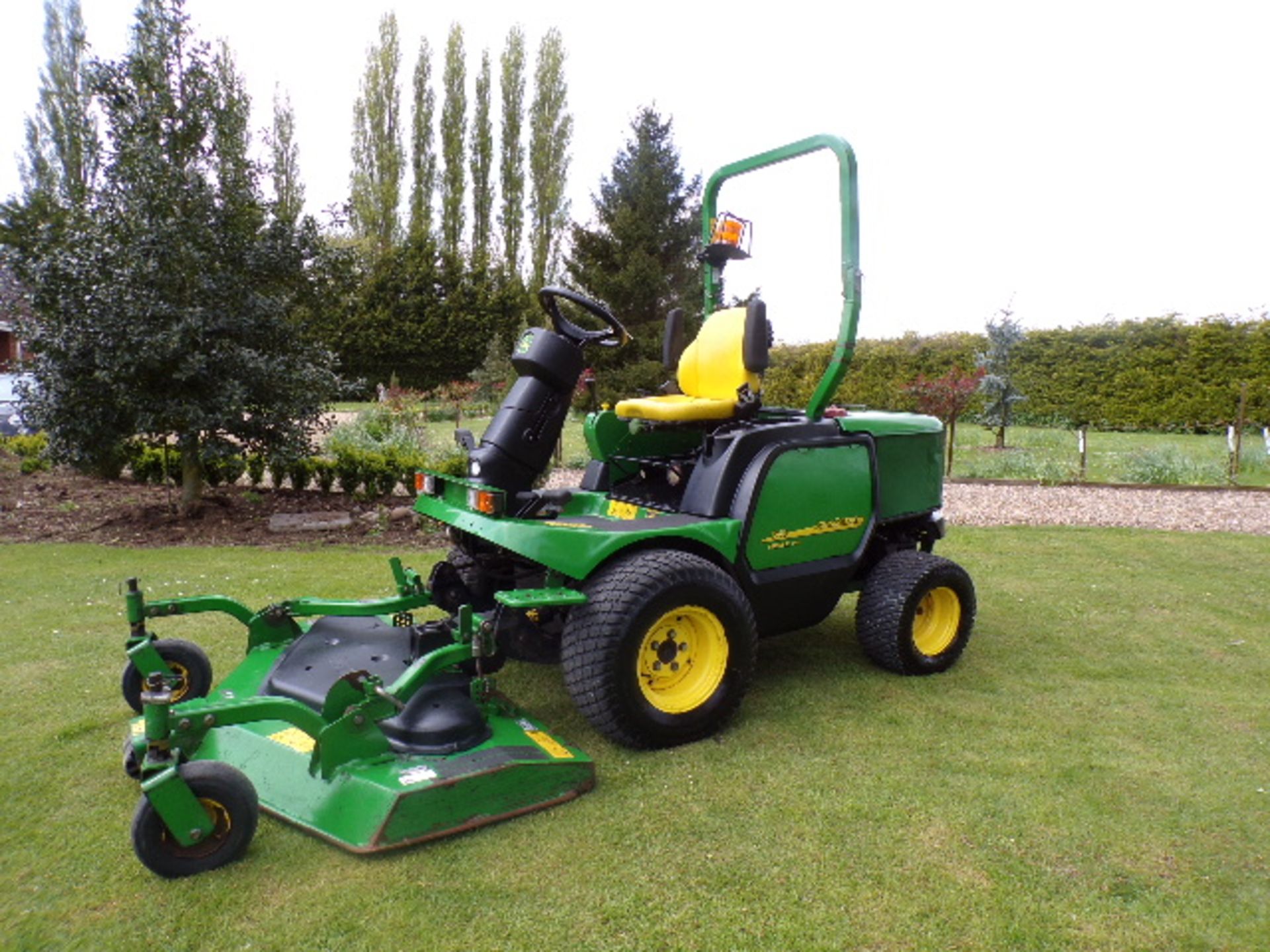 JOHN DEERE 1545 OUTFRONT MOWER 2012 - HOURS 1769, 5FT REAR DECK,