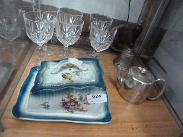 CHEESE DISH, CAPTAINS TABLE BELL,