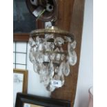 GLASS HANGING LIGHT SHADE