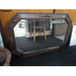 OCTAGONAL BEVELLED EDGED MIRROR