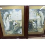 PAIR OF ANGEL PRINTS