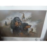 WATERCOLOUR OF 'THE BAILIFF' AND SIGNED MICK CAWSTON PRINT