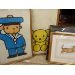 SAILOR BOY AND TEDDY PRINT - DICK BRUNA AND 2 OTHER PICTURES