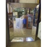 BEVEL EDGED MIRROR 80CM X 55CM