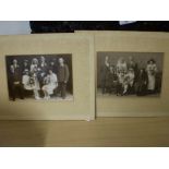 2 VINTAGE FAMILY PORTRAITS (25 X 20 CM)