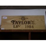 TAYLORS PORT MAGNUM 1984 IN WOODEN BOX