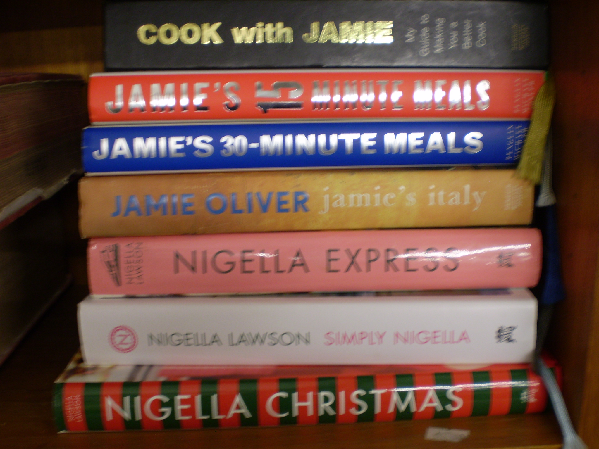 7 COOK BOOKS INC NIGELLA AND JAMIE OLIVER