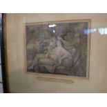 FRAMED PRINT OF 'THE FIRST KISS OF LOVE'