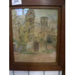 THE GATEHOUSE WATERCOLOUR SIGNED STEPHEN JAMES BATCHELDEN ?