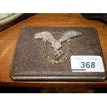 CIGARETTE CASE DEPICTING GERMAN EAGLE CARRYING CROSS