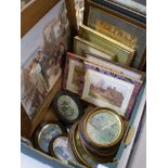 A BOX OF HELEN ALLINGHAM PRINTS PLUS OTHER