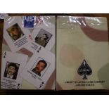 2 PACKS OF IRAQI 'MOST WANTED' PLAYING CARDS,