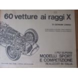 '60 VETTURE AL RAGGI X' BY CAVARA (A BOOK OF TECHNICAL DRAWINGS FROM 50'S AND 60'S ITALIAN CARS)