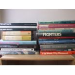 A SELECTION OF BOOKS ON AIRCRAFT