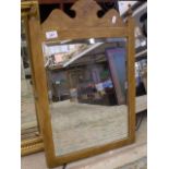 OBLONG MIRROR IN WOODEN FRAME (42 X 64 CM)