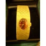 LADIES GOLD COLOURED WATCH