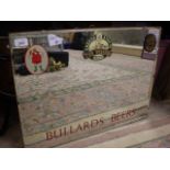 'BULLARDS BEERS' MIRROR (60 X 46 CM)