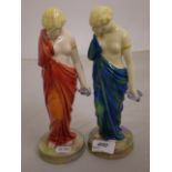 2 X ROYAL WORCESTER FIGURINES BOTH 'SORROW' MODELLED BY JAMES HADLEY