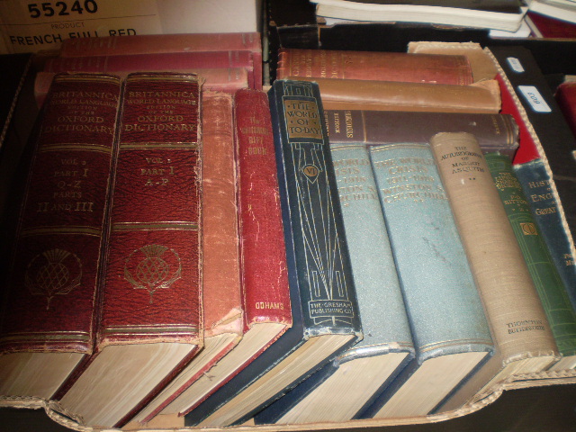 BOX OF OLD BOOKS