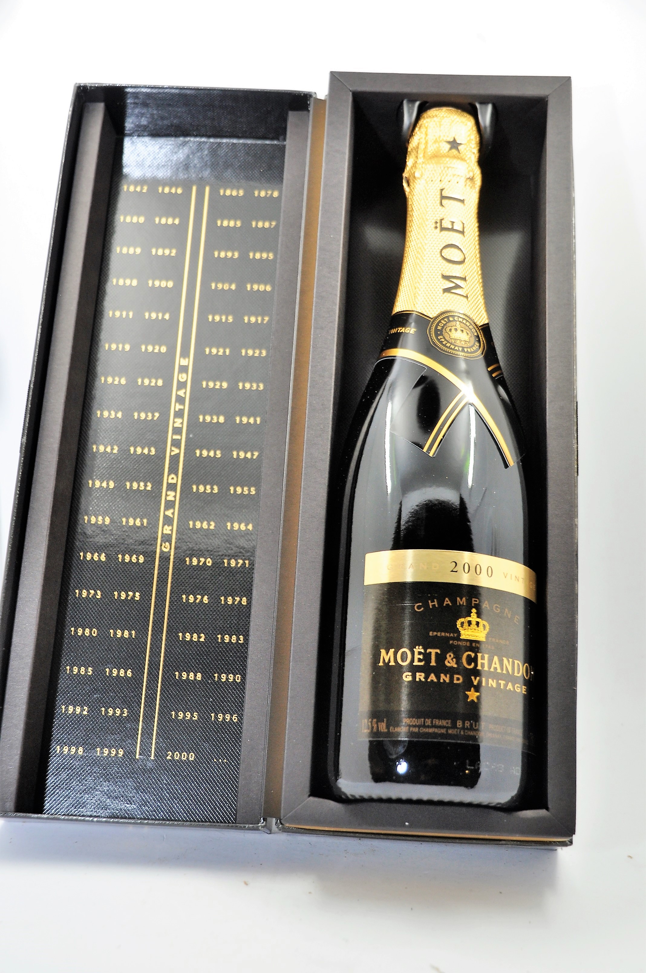 1 BOTTLE OF MOET ET CHANDON GRAND VINTAGE CHAMPAGNE