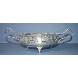 Austrian two handled silver bowl