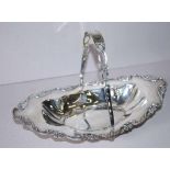 George V sterling silver basket