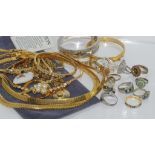 Quantity of costume jewellery including Oroton